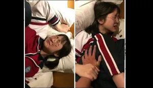 Hãy quan hệ tình dục trên giường! Sex mãnh liệt sau khi tập luyện, cực khoái rên rỉ lớn